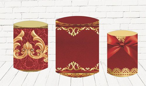 Trio De Capas P/ Cilindros Sublimado Natal Veste Fácil