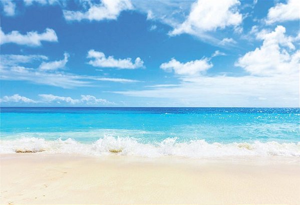 Fundo Fotográfico Em Tecido Cenario Verão,Praia