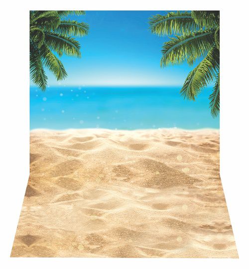Fundo Fotográfico Em Tecido Cenário Praia, Verão Newborn