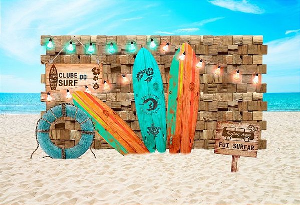 Fundo Fotográfico Em Tecido Cenario Verão