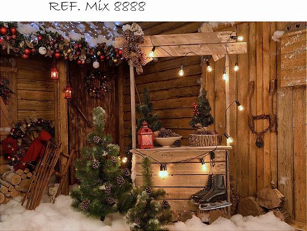 Fundo Fotográfico Cenário Natal