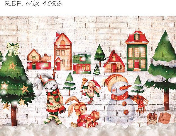 Fundo Fotográfico Cenário Natal