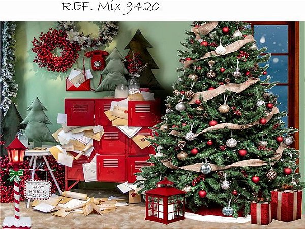 Fundo Fotográfico Cenário Natal