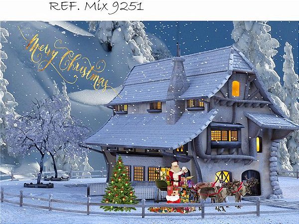 Fundo Fotográfico Cenário Natal