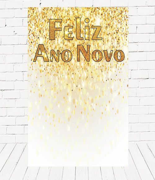 Painel Retangular Decorativo Para Festa Ano Novo