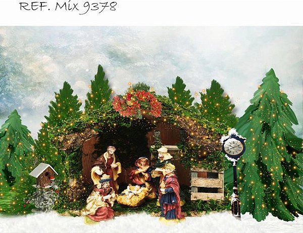 Fundo Fotográfico Cenário Natal