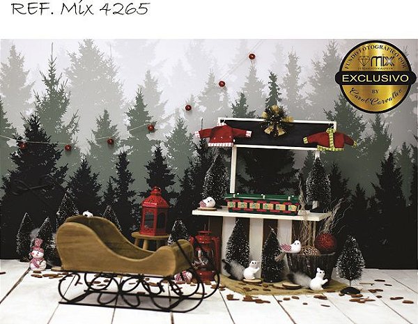 Fundo Fotográfico Cenário Natal