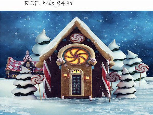 Fundo Fotográfico Cenário Natal