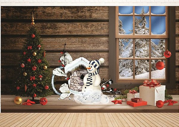 Fundo Fotográfico Cenário Natal
