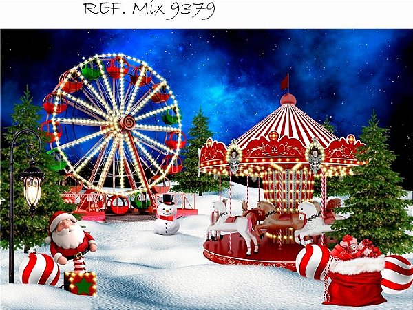 Fundo Fotográfico Cenário Natal