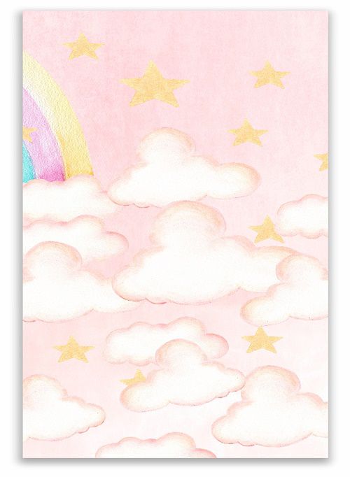 Painel Retangular Decorativo Para Festa Arco Iris