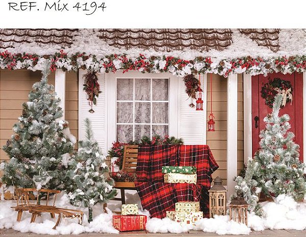 Fundo Fotográfico Cenário Natal