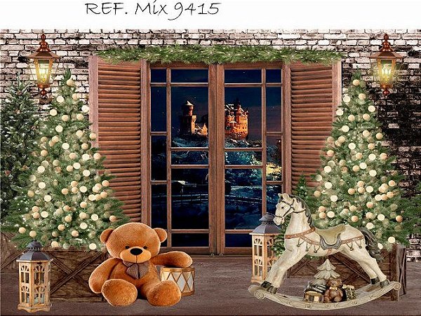 Fundo Fotográfico Cenário Natal