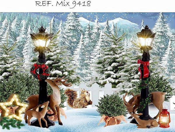 Fundo Fotográfico Cenário Natal