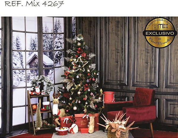 Fundo Fotográfico Cenário Natal