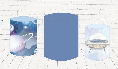 Trio De Capas P/ Cilindros Sublimado Astronauta Veste Fácil