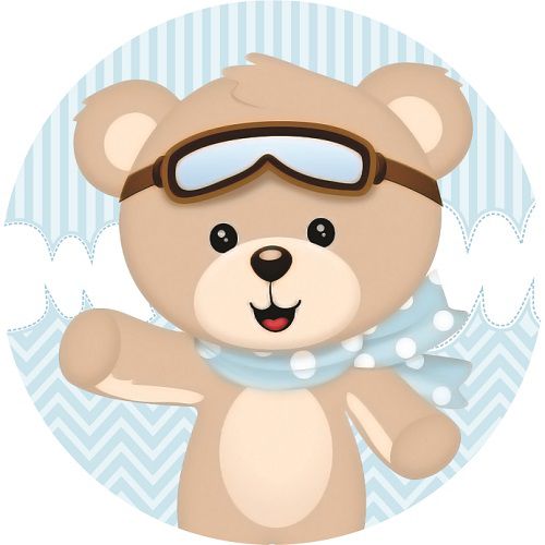 Painel Festa Redondo Sublimado Aviador C/elástico