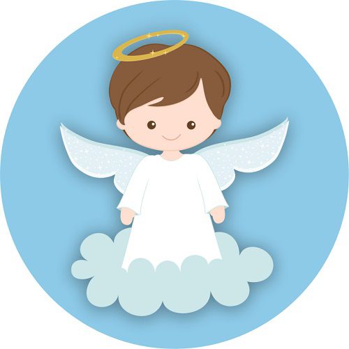 Painel Festa Redondo Sublimado Batizado C/elástico