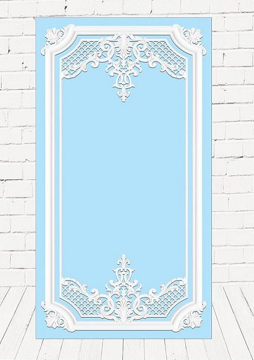 Painel Retangular Decorativo Para Festa Batizado