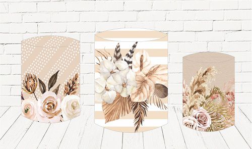 Trio De Capas P/ Cilindros Sublimado Bodas Veste Fácil