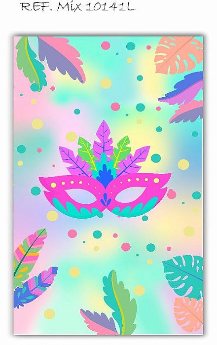 Painel Retangular Decorativo Para Festa Carnaval