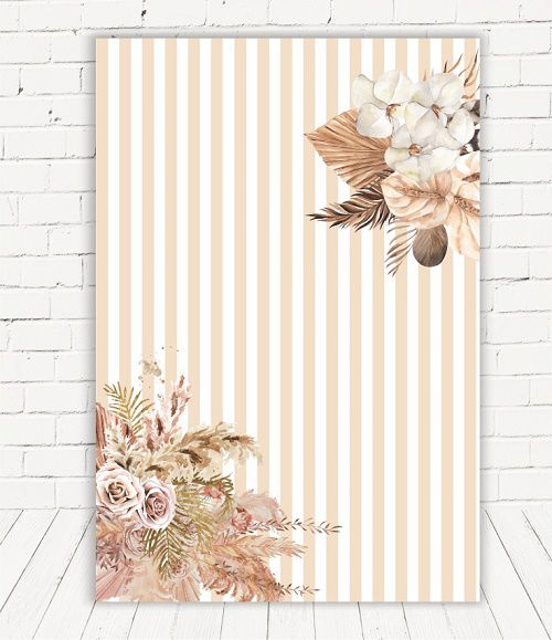 Painel Retangular Decorativo Para Festa Boho