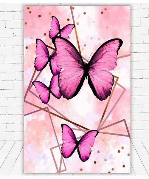Painel Retangular Decorativo Para Festa Borboleta