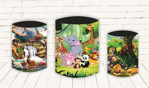 Trio De Capas P/ Cilindros Sublimado Safari Veste Fácil