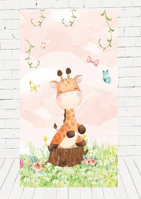 Painel Retangular Decorativo Para Festa Safari