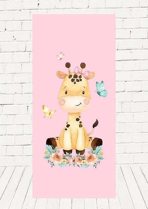 Painel Retangular Decorativo Para Festa Safari