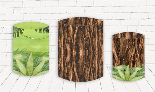 Trio De Capas P/ Cilindros Sublimado Safari Veste Fácil