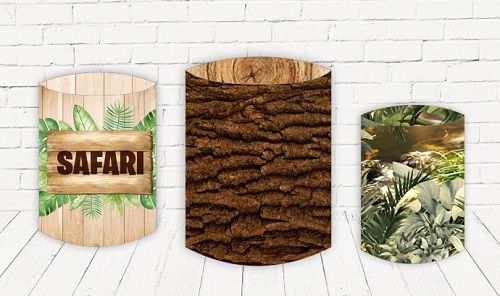 Trio De Capas P/ Cilindros Sublimado Safari Veste Fácil