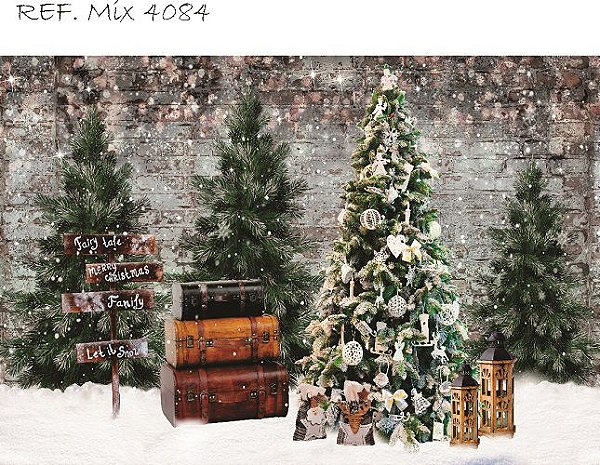 Fundo Fotográfico Cenário Natal