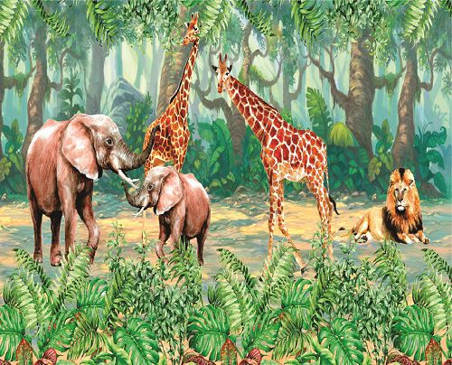 Fundo Fotográfico Cenário Safari