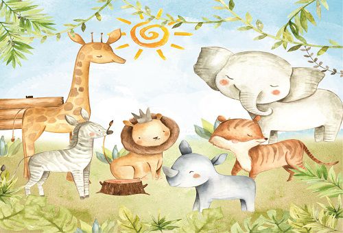 Fundo Fotográfico Cenário Safari