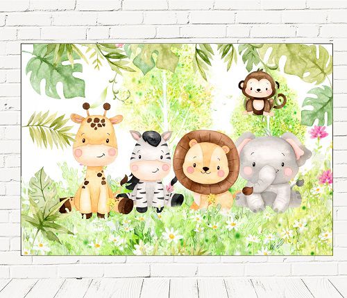 Fundo Fotográfico Cenário Safari