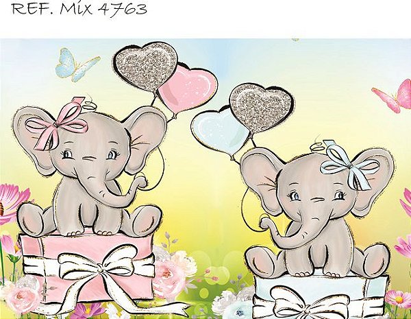 Fundo Fotográfico Cenário Chá Revelação