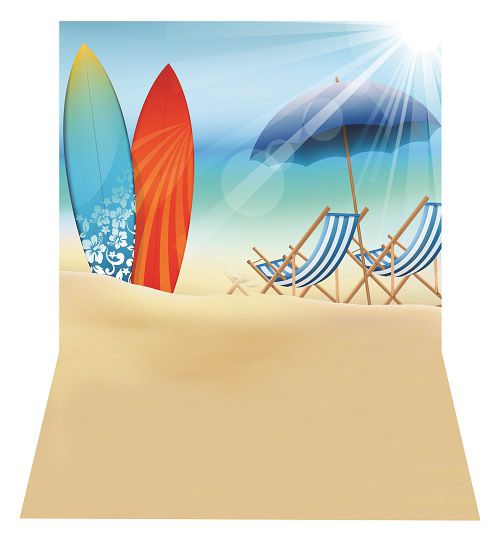 Fundo Fotográfico Vertical Cenário Verão