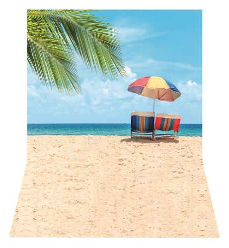 Fundo Fotográfico Vertical Cenário Verão