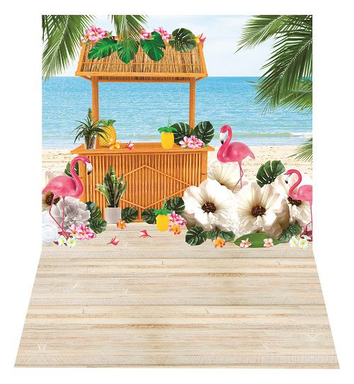 Fundo Fotográfico Vertical Cenário Verão