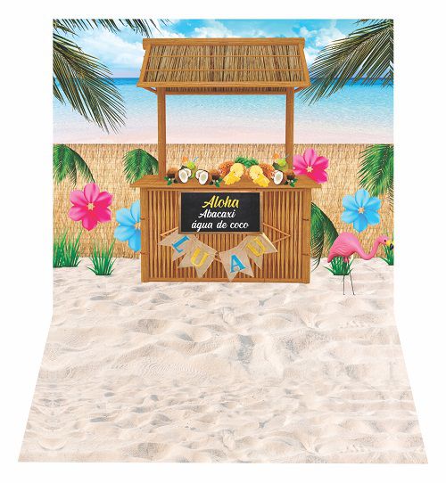 Fundo Fotográfico Vertical Cenário Verão