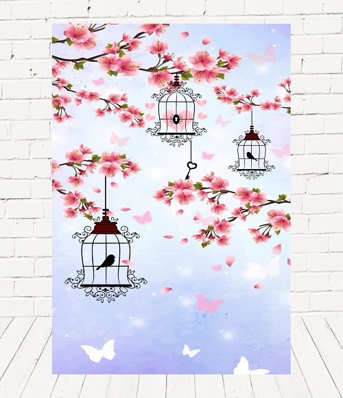 Painel Retangular Decorativo Para Festa Jardim