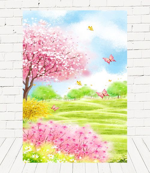 Painel Retangular Decorativo Para Festa Jardim