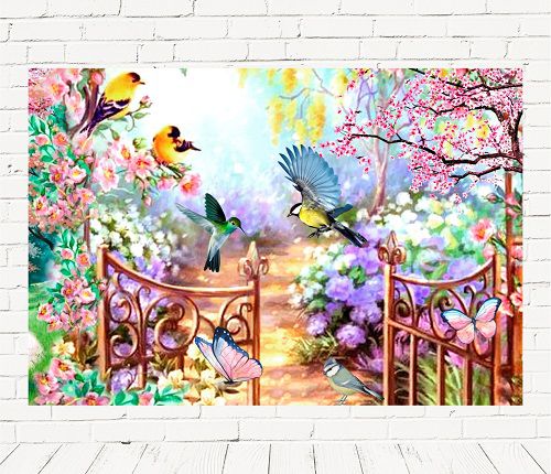 Fundo Fotográfico Cenário Jardim