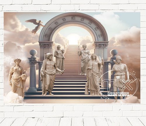 Fundo Fotográfico Cenário Monte Olímpo