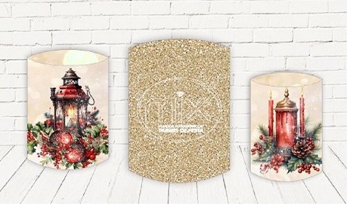Trio De Capas P/ Cilindros Sublimado Natal Veste Fácil
