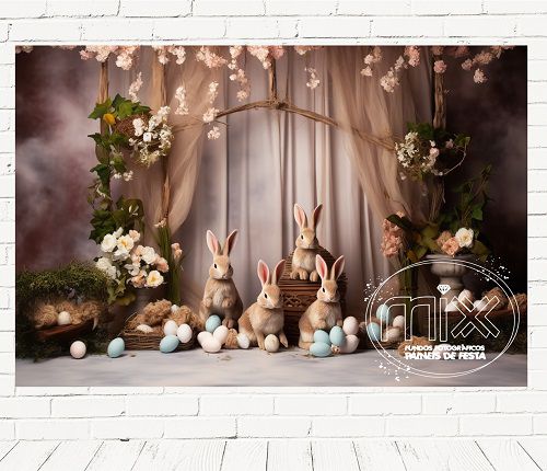 Fundo Fotográfico Cenário Páscoa