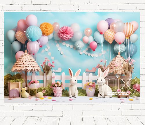 Fundo Fotográfico Cenário Páscoa