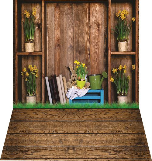 Fundo Fotográfico Vertical Cenário Páscoa