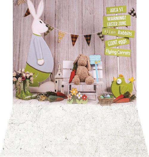 Fundo Fotográfico Vertical Cenário Páscoa